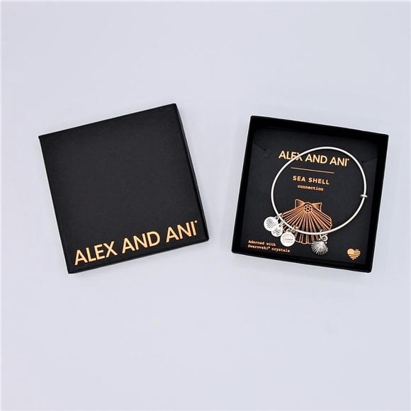 Alex and Ani Sea Shell Bracelet Rafaelian Silver - Picture 3 of 8